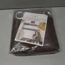 YoungsTex Chocolate Brown Linen Curtains for Living Room 84 Inches Length 2 Panels, Light Filtering Drapes with Grommet Privacy for Dining Bedroom, 52 X 84 Inch (Sliver-brown Color)