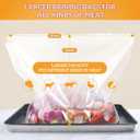 ARATHA Turkey Brining Bags, 26"22", 2 Pack, Double Zip Lock Thicker Brine Bags with 2 Cotton Strings, Extra Large Brining Bag Fits for Turkey, Chicken, Beef, Fish, Lamb, Pork, Holds Up to 35LB