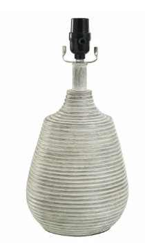 Stylecraft Wash Poly Table Lamp - Grey