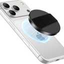 SURITCH for MagSafe Phone Grip, Magnetic Phone Loop, Detachable Magnet Cell Phone Finger Strap for iPhone 17 16 15 14 13 12 Series & MagSafe Cases, Black