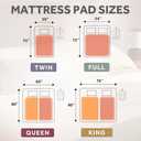 Sunbeam Queen Electric Heated Mattress Pad, 60"x80", 12 Heat Settings, 12hr Auto Shut-Off, Fast Heating, Machine Washable - White
