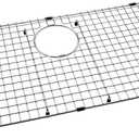Serene Valley Sink Bottom Grid 28-3/8" x 14-3/16", Rear Drain with Corner Radius 3/8", Sink Protector NDG2915R