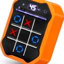 Electronic Tic-Tac-Toe Handheld Game | 3-in-1 Memory & Brain Games | Birthday Gift for Kids and Adults | Touchscreen Travel Friendly with Sound & Voice Effects for Kids Age 7+
