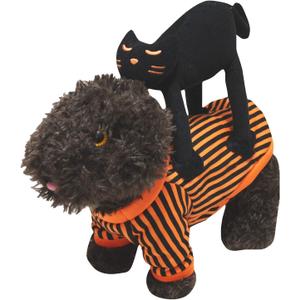 Petitebella Halloween Theme Pet Costume (Black Cat, Medium)