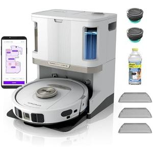 Shark Robot Vacuum & Mop Combo, PowerDetect NeverTouch Pro, Self-Emptying, Self-Refill with Self-Clean Pad Wash & Dry, 60-Day Debris Capacity, 30-Day Refill Tank, 5 PowerDetect Technologies, AV2800ZE Shark Robot Vacuum & Mop Combo, PowerDetect NeverTouch Pro, Self-Emptying, Self-Refill with Self-Clean Pad Wash & Dry, 60-Day Debris Capacity, 30-Day Refill Tank, 5 PowerDetect Technologies, AV2800ZE