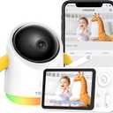 Baby Monitor with Camera and Audio WiFi/No WiFi: Baby Monitor WiFi Smartphone APP Control NightVision 4.3' Screen Smart Video Baby Monitor with Remote PTZ 2-Way Talk Motion & Cry Alert(Only 2.4G WiFi)