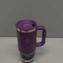 Hydro Flask Coffee Travel Tumbler Mug  Insulated Stainless Steel, Leak Resistant Hot & Iced Coffee Cup 24 Oz Beachplum Purple
