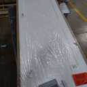 JUBEST 28"x80" 2-Panel Shaker Style White Primed Hollow Core Interior Molded Door Slab, NOT Included Hardware, Pre-Assembled Interior Door for Pantry, Laundry, Closet