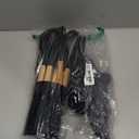 Umite Chef Kitchen Cooking Utensils Set, 33 pcs Non-Stick Silicone Cooking Kitchen Spatula Set with Holder, Wooden Handle Silicone Kitchen Gadgets Utensil Set (Black)