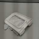 WALI Outlet Shelf Wall Holder, Bathroom Shelf up to 10lbs Standard Vertical Duplex Wall Organizer for Smart Home Decor Space Saving Power Tools, Toothbrush (OLS001-W), 1 Pack, White