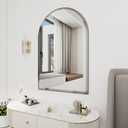Arched Bathroom Mirror, 20X30 inch Arched Frameless Mirror, Arch Wall MirrorFrameless Mirrors for Bathroom,Beveled Bathroom Mirror.