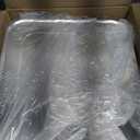 Alpha Living 6 Pack - Disposable Chafing Dish Buffet Set, Half Size Pans, Welded Body Food Warmers for Parties, Fuel Cans Complete Set, Warming Trays (Complete Kit (with Racks))