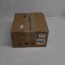 Homeiju Bar Stools, Counter Height Bar Stools Set of 2, 23.6 Inch Saddle Stools with Footrests, Industrial Kitchen Counter Seat for Dining Room, Kitchen, Counter, Rustic Brown