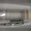 32oz Ribbed Glass Cup with Handle Bamboo Lid and Straw, Glass Tumbler, Iced Coffee Cups Hot/Cold Drinks