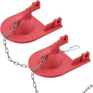 2 Inch Shark Fin Toilet Flapper Compatible with Kohler GP1078440, Toilet Flapper Replacement Part, for Kohler Toilet Tank Parts Red (2 Pack)