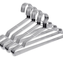 Fayleeko Wire Coat Hangers 40 Pack Strong Heavy Duty Stainless Steel Metal Ultra Thin Space Saving Clothes Hangers 16.5 Inch