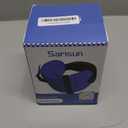 Travel Pillows for Airplanes, Airplane Pillow for Long Flight, Airplane Head Strap with Eye Mask for Sleep, Travel Neck Pillow for Car Road Trip, 360 Support Headrest, Stop Bobblehead, Black