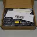 Ravinte 50Pack 25Pairs 3/8inch Inset Cabinet Door Hinges Kitchen Cabinet Hinges Black Semi-Concealed Hinges Face Mount Cabinet Hardware Self-Closing Cabinet Hinges with Door Bumpers&Screwdriver