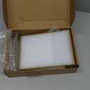 8 Pack 5" x 7" Acrylic Gold Frame, Slanted Back Gold Picture Frames Self-Standing Table Sign Holder for Wedding Table Numbers Restaurant Menu Signs Photos and Art Display