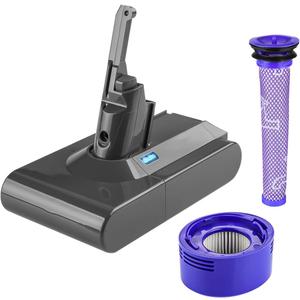 energup Replacement for Dyson V8 SV10 Battery Compatible with V8 Animal/Absolute/Motorhead/Fluffy Handheld Cordless Vacuum Cleaner Li-ion Dyson Replacement Battery 215681