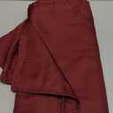 Biscaynebay Textured Fabric Christmas Rectangle Tablecloths 60x84 Inches, Burgundy Water Resistant Tablecloths for Dining, Kitchen, Wedding, Parties etc. Machine Washable