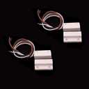 2X Magnetic Reed Switch Normally Open/Closed NC NO Door Alarm Window Security Contact, DC 5V 12V Light (White-M38)