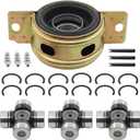Front Rear Prop Shaft Bearing Carrier and U-Joint for Polaris Ranger RZR Crew S XP 4 570 900 1000