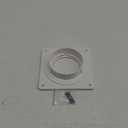 Dryer Vent Wall Plate Connector Kit - 4 Inch Duct Connector Flange, Quick Connect & Quick Release, Twist & Lock Tight, Easy to Maintain and Clean,for Wall, Ceiling, Attic, Laundry(4inch)
