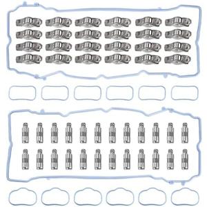 24Pcs Rocker Arm Lifters Kits for 2011-2021 Dodge Challenger Charger Journey Chrysler 200 300 Jeep Wrangler Ram 1500 2500 3.6L 5184296AH 5184332AA