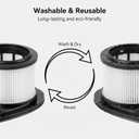 IZ361H IZ362H IZ377H Filters Replacement Compatible with Shark IZ162H IZ163H IZ362H IZ363HT IZ387H IZ382H IZ440H IZ462H IZ482H IZ483H Cordless Stick Vacuum.Comapre to # XHF161H & 617FJ140
