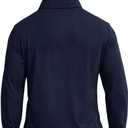 Men's Business Long and Short Sleeve Polo Shirts Mercerized Cotton Blend Casual Stylish Collared Shirts (XL)