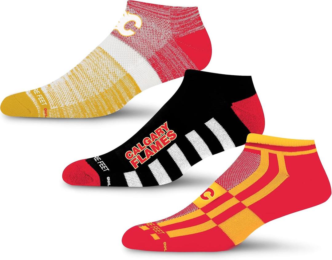 For Bare Feet Stripe Stack 3 Pack (Large, Team Color)