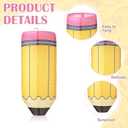 Retisee 12 Pcs Pencil Hanging Paper Lanterns Party Decorations, Kindergarten Preschool Classroom Decor Back to School Art Ceiling, First Day of School Birthday Supplies (15 Inch)