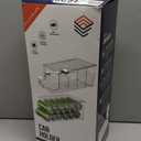 ClearSpace Soda Can Organizer & Soda Can Dispenser for Refrigerator - Fridge Organizer & Stackable Drink Organizer for Fridge or Refrigerator - Holds 12 Cans Each, BPA Free - 2 Pack