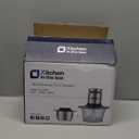Kitchen in the box Mini Food Processor, Electric Meat Grinder & Food Chopper with 400W Powerful Veggie Chopper-One 3 Cup Bowl & S Blades for Meat/Fish/Vegetable/Baby Food