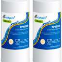 EXCELPURE Whole House Sediment Water Filter 10" x 4.5" (5 micronCompatible with Culligan RFC-BBSA, WFHD13001B, GXWH35F, GXWH30C, 3M Aqua-Pure AP817,Whirlpool WHKF-GD25BB (2 PACK)