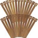 WADORN 26Pcs Wooden Record Dividers Camel Vinyl Record Organizer A-Z Alphabet Tabs Music Album CD DVD Media Separator Holder for Office Library Record Comic Book Bookshelf Divider Home Decoration