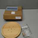 Cheese Curler Wheel, Stainless Steel Cheese Flower Maker for Charcuterie Boards, Catering, and Restaurants, Oak Wood Base