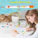 Prudiut 36 Color Silky Twistable Crayons for Artist, Washable Art Supplies, Multicultural Pastel Gel Crayons, Easy Grip Coloring Gift