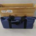 American Mahjong Tile Set,166 White Tiles Mahjong Set,4 Colors Mahjong Racks,Travel Mahjong Set with Blue Carrying Bag, 5" X 2" X 1.2"