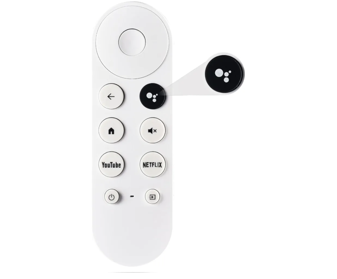 for Google Chromecast Voice Remote,Replacement Control for Google TV Remote/Streamer (Only for Snow Chrome cast Google)