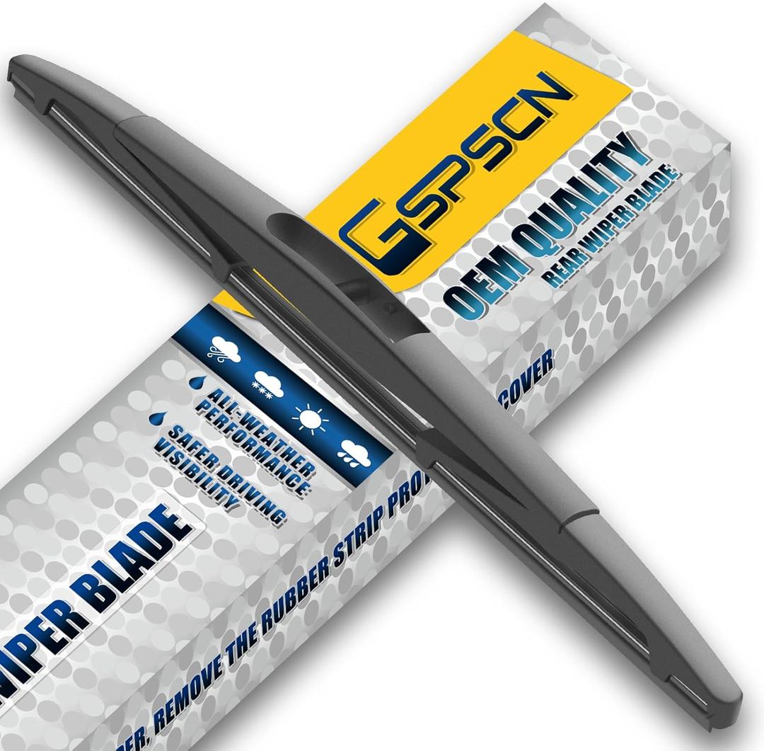 GSPSCN 12" Rear Wiper For Nissan Murano 23-09 Armada 24-05 Pathfinder 12-05 Versa 19-14 /Toyota Corolla 22-19/Honda CRV 22-17 BRV 21-18 Element 11-03 Back Windshield Wiper Blade (H306/12-B)