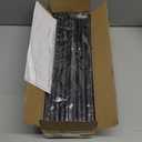 Meangood Spice Rack Shelf for Kitchen Stove, Over the Stove Shelf with 4 Hooks Extra Storage Countertop, Rustic Wood & Solid Metal Commbined Stove Shelf for Storage Seasoning, Easy to Assemble