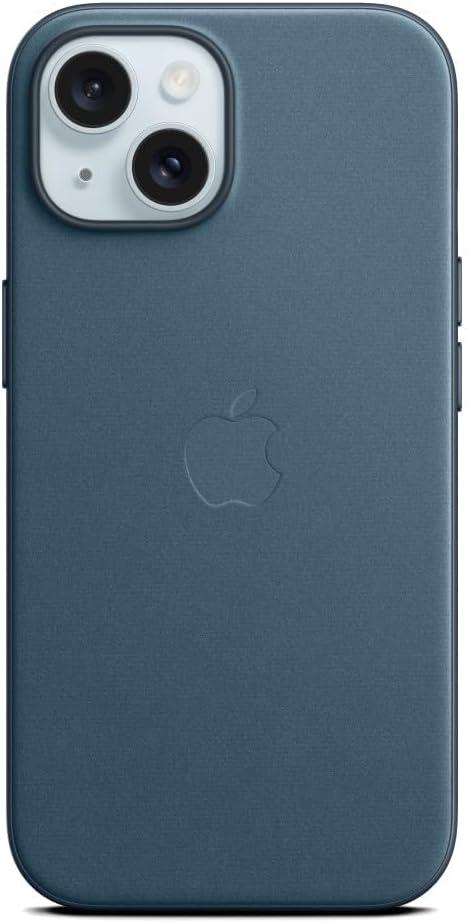 Apple iPhone 15 FineWoven Case with MagSafe - Pacific Blue