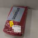 Romanstile Jacquard Rectangle Tablecloth - Burgundy Waterproof Damask Rose Floral Pattern Decorative Table Cloth, Heavy Weight Fabric Table Cover for Dining/Party/Holiday - 60 x 84 Inch