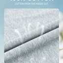 NORTHYARD Men's Cotton Shirts Heavyweight Short Sleeve Casual T-Shirts with Chest Pocket Work Wear (Gray, M)