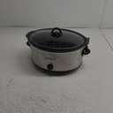 Crock-Pot 7 Quart Oval Manual Slow Cooker, Stainless Steel (SCV700-S-BR), Versatile Cookware for Large Families or Entertaining