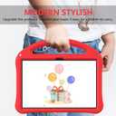 for Revvl Tab 2 Case 2025, Kids EVA Cover with Strap Handle Stand, for Tmobile Revvl Tab 2 Case 10.1'', Red