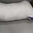 HOMELAB Adjustable Shredded Memory Foam Pillow King Size, Cooling Bed Pillow for Sleeping with Removable Cover, Medium Pillow for Side Stomach & Back Sleepers, 1 Pack 20"x34" (White)