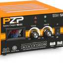 PZ.P 12V/24V Manual Car Battery Charger, 0-15A Arbitrarily Adjustable Trickle Charger, Auto Desulfator with Battery Repair, Battery Pulse Maintainer with Winter Mode for AGM GEL, Deep Cycle, Lead-acid